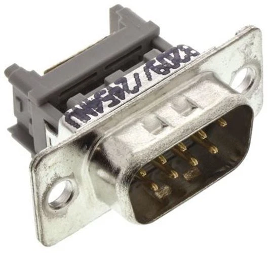 3M 8200 Series 1.27mm Pitch 9 Way IDC D-sub Connector, Plug, Steel Shell - Image 1 of 1