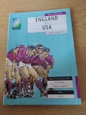 England V USA - 11th October 1991 - Rugby World Cup - Pool 1 - Game E