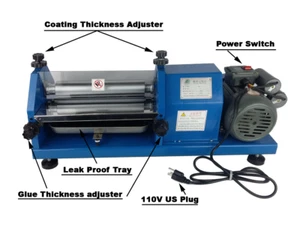 110V Automatic Gluing Coating Machine 10.6 inch for Paper&Leather - Picture 1 of 18