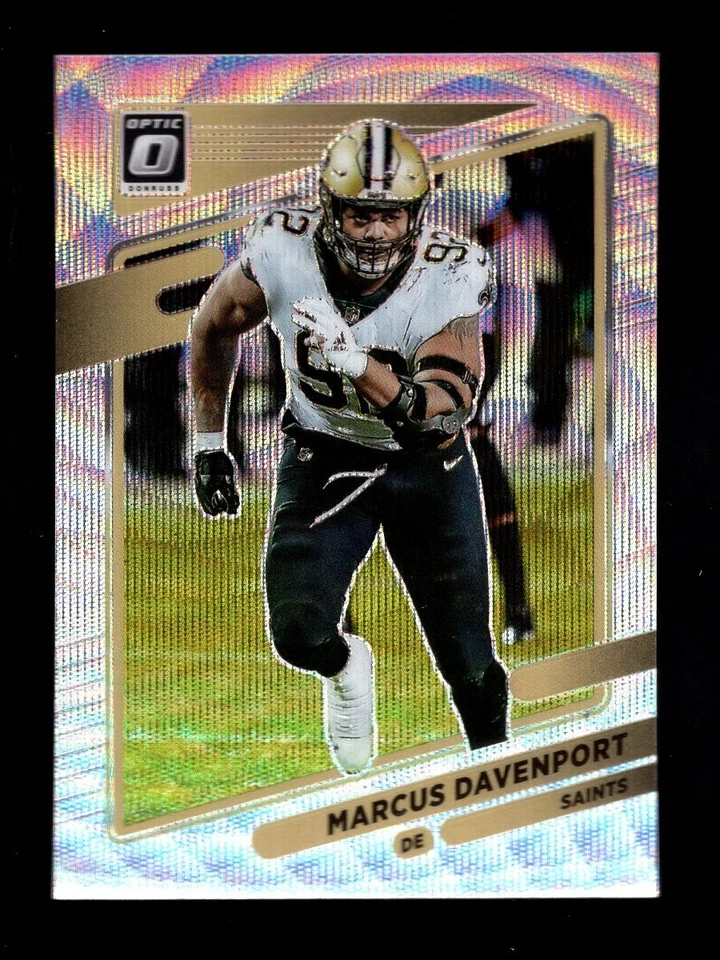 2021 OPTIC PREMIUM BOX SET WAVE PRIZM #167 MARCUS DAVENPORT /299 SAINTS QTY - Image 1 of 1
