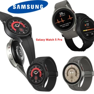 Samsung Galaxy Watch 5 Pro 45mm  Smartwatch with GPS Heart Rate - bluetooth - Picture 1 of 20