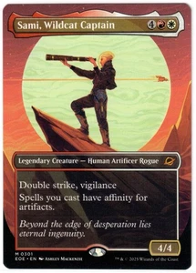 Magic the Gathering - Sami, Wildcat Captain Borderless - MYTHIC - EOE - come nuovo - Foto 1 di 2
