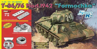 DRAGON 1/35 T-34/76 Mod.1942 "Formochka" cod 6401 - Immagine 1 di 2