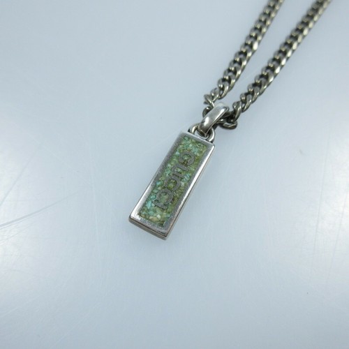 Collana Gucci in oro smaltato 678714 catena Kihei