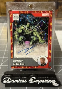 2025 Topps Chrome Marvel Hulk Artist Donny Cates Auto Iron Man Ref SP 100/100 - Picture 1 of 2