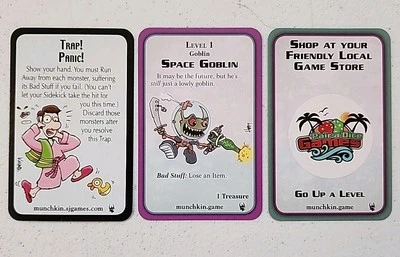 Set Of 3 Star Munchkin Promo Cards - Image 1 of 2