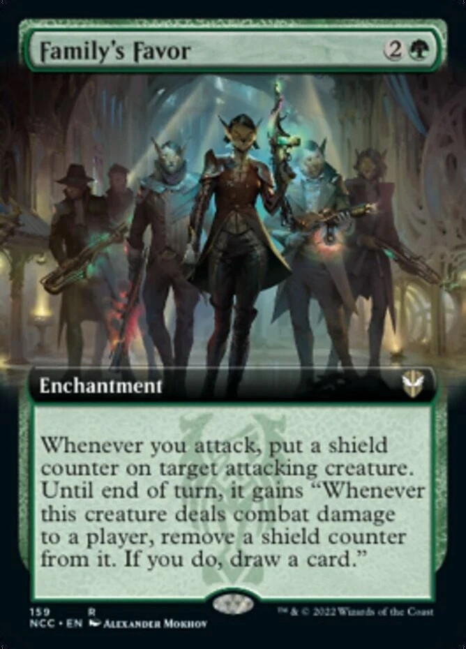 Near Mint x 1 Family's Favor - Extended Art Commander: Streets of New Capenna Va - Image 1 of 1