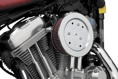 Arlen Ness Big Sucker Stage II Air Filter Kit - Plain Backing Plate - Red 18-511 - Image 1 of 4