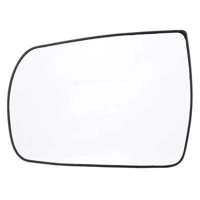 Mirror Glass Heated w/ Plate Driver Side Fits 2011-2015 Kia Sorento Chrome Flat - Image 1 of 3