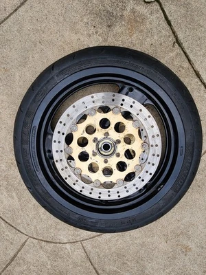 1996 93-99 Ducati M900 900 OEM Front Rear Brake Rotors Discs Bolts RIM TIRE - Imagem 1 de 3