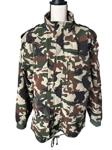 Abrigo de Invierno Camuflaje Estilo Militar Bolsillos Cremallera Cierre a Presión Forrado Mediano - Imagen 1 de 6