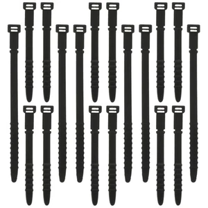 40 Pcs Silikonkrawatte Silikonkabelkabel Wiederverwendbare Krawatten - Afbeelding 1 van 12