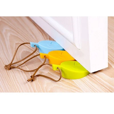  4 Stücke Silikagel Blätter Türstopper Verhindern Baby Finger Prise Verletzungen - Bild 1 von 4