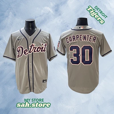 Detroit Tigers #30 Kerry Carpenter Cool Base Men's Stitched Jersey - Image 1 of 2