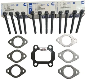 Bolts & Exhaust Manifold Gaskets For Cummins ISM M11 3102314 3328948 4026696 - Bild 1 von 3