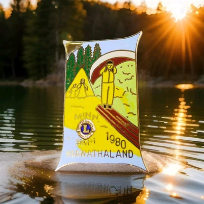 Campamento Hiawathaland Camping Club de Leones Coleccionable Fecha 1980, Club de Leones Foto 1 de 4