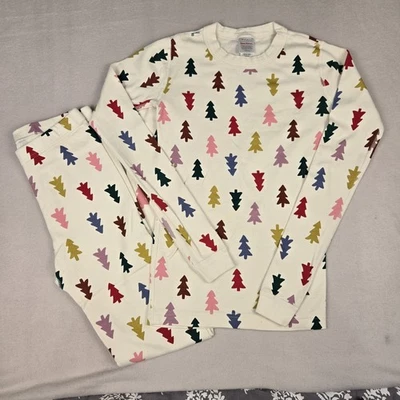Hannah Anderson Organic Cotton Kids Pajamas Set US 14-16 Holiday Christmas - Image 1 of 4