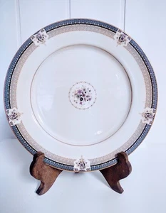 Mikasa Grande Ivory Tropez 10.5" Dinner Plate L5504 Japan Floral 10 1/2" Navy - Picture 1 of 4