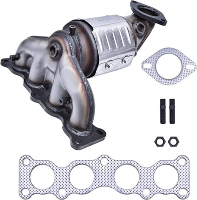 Convertidor catalítico colector delantero para Hyundai Santa Fe Sport 2017-2018 L4 2,4 L Foto 1 de 4