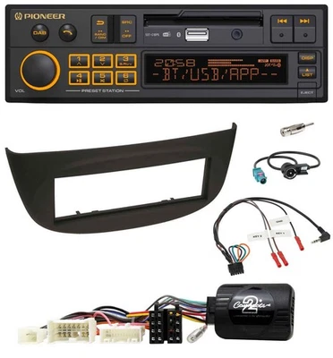 Pioneer DAB Lenkrad USB Bluetooth Autoradio für Renault Wind 2010-2013 N schwarz - Bild 1 von 4