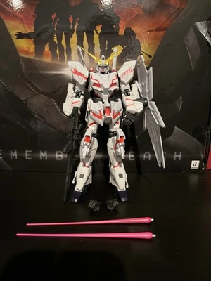 Gundam Universe Unicorn Gundam RX-0 GU-03 6” Action Figure Tamashii Nations - Image 1 of 2