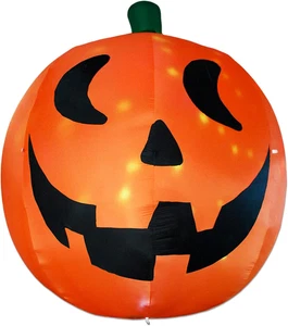 Zucca gigante gonfiabile Halloween 10 piedi con led integrati gonfiabile - Foto 1 di 12