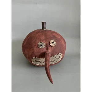 "Honey and Me Halloween Jack O Lantern arte popular primitivo, espeluznante, espeluznante, 8""" - Imagen 1 de 9