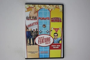Triple Feature Pack DVD Hot Tub Time Machine Porky's Nerds - Picture 1 of 1