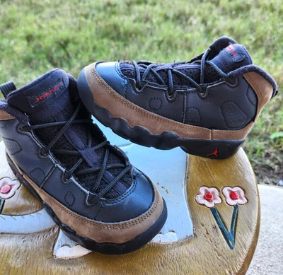 Jordan ретро 9 «Olives» мальчика ясельного возраста 10C - Изображение 1 из 4