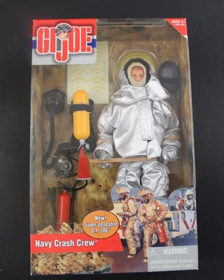Figura GI Joe Navy Crash Crew 12" 2001 Hasbro en caja (K) Foto 1 de 4