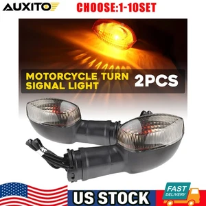 For Yamaha YZF R1 R3 R6 R15 R25 Turn Signal Light Indicator Lamps Smoked 2-10X - Foto 1 di 38