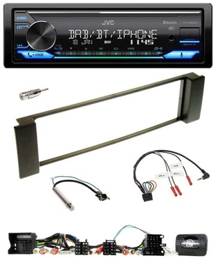 JVC Bluetooth DAB USB Lenkrad Autoradio für Audi A3 A6 Can-Bus 00-04 - Bild 1 von 4