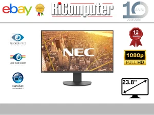NEC MultiSync EA242F 24" LED IPS Full HD HDMI DisplayPort Monitor Professionale - Foto 1 di 1
