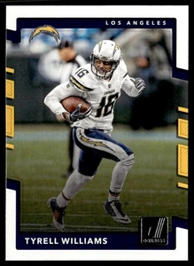 2017 Donruss Tyrell Williams Los Angeles Ładowarki #128 - Zdjęcie 1 z 2