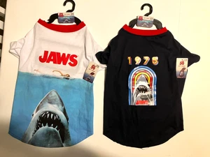 jaws 50th anniversary Dog Tee NEW size X Large set of 2  see size chart in pics - Picture 1 of 10