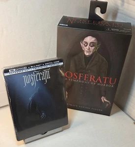 Nosferatu 4K Steelbook NEW (Sealed) + NECA Figure-Box Shipping with Tracking - Picture 1 of 8