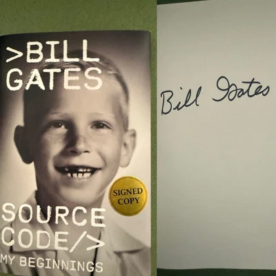 Bill Gates - Source Code: My Beginnings: Signed Edition (Hardback) - Image 1 of 4
