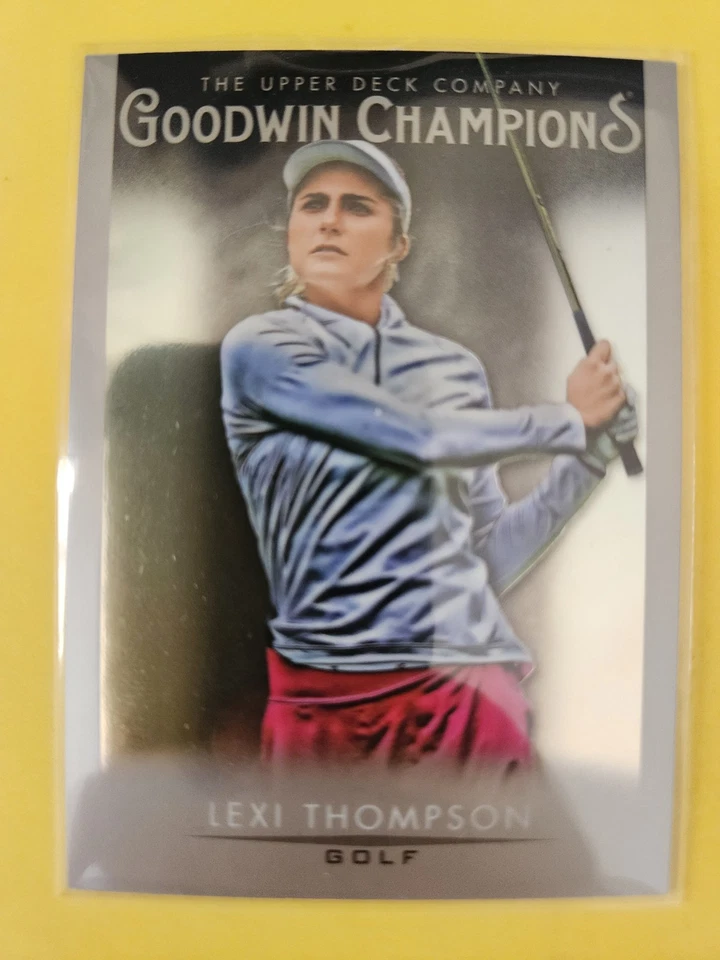 2021 Upper Deck Goodwin Champions Platinum Chrome #37 Lexi Thompson - Image 1 of 1