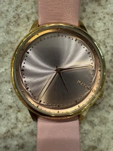 Komono The Estelle Gold & Pink Watch - Japanese Quartz Movement, Retro Style - Picture 1 of 3