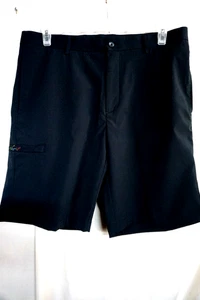 GREG NORMAN MEN'S BLACK GOLF SHORTS/SIZE 36/PRE-OWNED - Picture 1 of 3