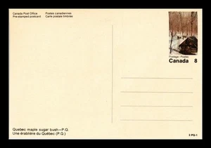 Dr Jim Briefmarken Kanada frankierte Ganzsache Postkarte Quebec Ahorn Zuckerbusch - Bild 1 von 2
