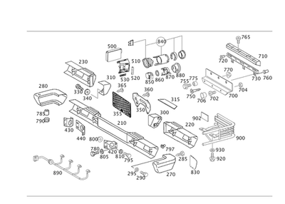 Soporte original Mercedes-Benz 463-885-26-14 Foto 1 de 2