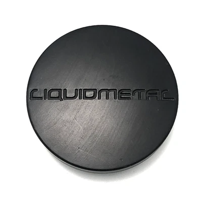 Liquid Metal Matte Black 2.25" Dia Wheel Center Cap P/N: CAP5373-U4B - Image 1 of 4