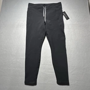 NWT YOGALICIOUS Black Polarlux Full Length Leggings Womens Size XXL Fleece Lined - Picture 1 of 8