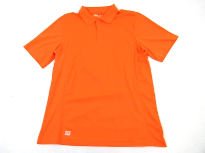 Camisa polo de manga corta FILA Sport Golf para hombre talla grande naranja Foto 1 de 4