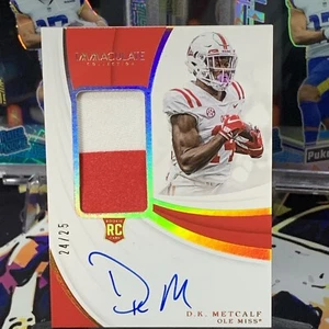 2019 Panini Immacolata Collegiata Rookie Patch Autografi Oro DK Metcalf/25 - Foto 1 di 4