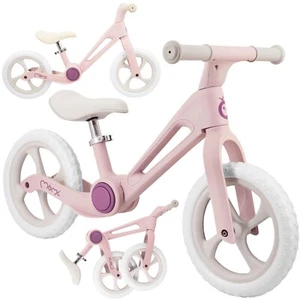 MoMi NORU Laufrad ab 2 Jahren - klappbares Kinderfahrrad – leicht 3kg - Rosa - Bild 1 von 7