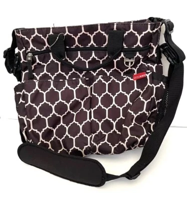 Skip Hop Diaper Bag -Black - Multiple Pockets Messenger Style Large Tote Style - Image 1 of 4