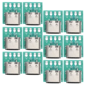 12 Pcs USB C-type Splitter Board Female Connector Converter Motherboard Adapter - Picture 1 of 12