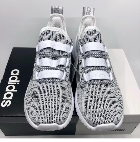 Adidas Kaptir Scarpe Sneakers Uomo Bianco e Grigio Originali TAGLIA 7 5